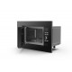 Микроволновая печь Hansa встраиваемая, 20л, электр. управл., 700Вт, гриль, дисплей, сенсор., черный+нерж
