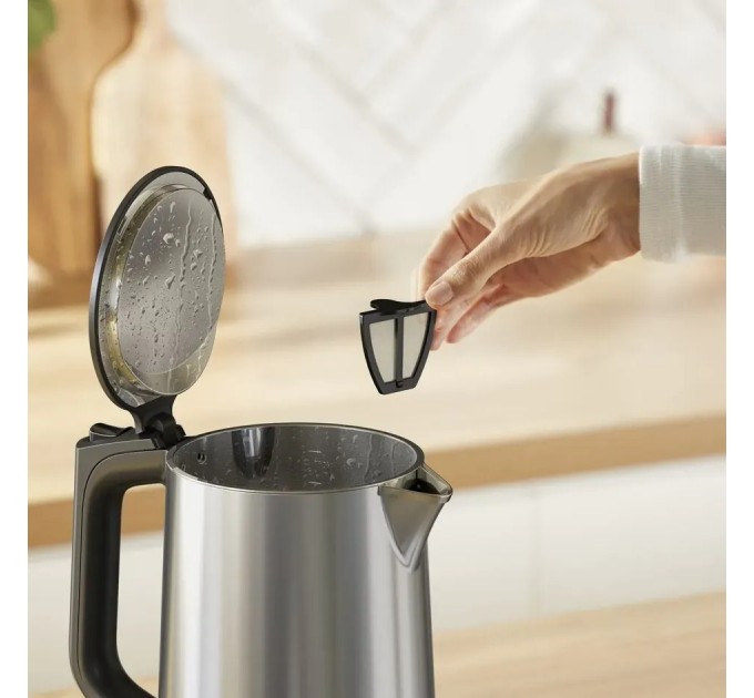 Электрочайник Tefal Selection 1.7л, с двойными стенками, 6 темп.реж, сенс. управл., серый