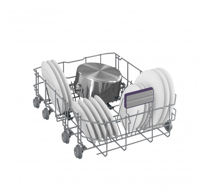 Посудомоечная машина Beko встраиваемая, 11компл., A+++, 45см, дисплей, 3-я корзина, белый