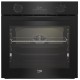 Духова шафа Beko електрична, 72л, A, дисплей, конвекція, телескопічні направляючі, чорний