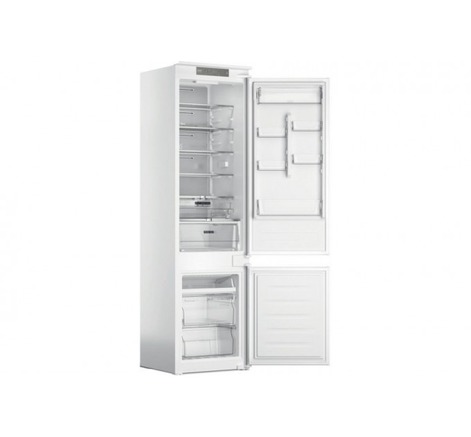Холодильник Whirlpool вбудований з нижн. мороз., 193,5x54х54, холод.відд.-212л, мороз.відд.-68л, 2дв., А+, NF, інв., зона нульова, білий