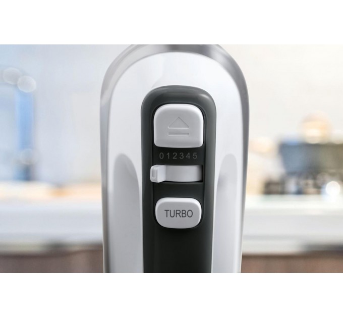 Миксер Gorenje ручной 500Вт, насадки-4, турборежим, белый-нерж