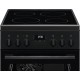 Плита Electrolux электрическая стеклокерамическая, 57л, 50x60см, дисплей, конвекция, черный мат.