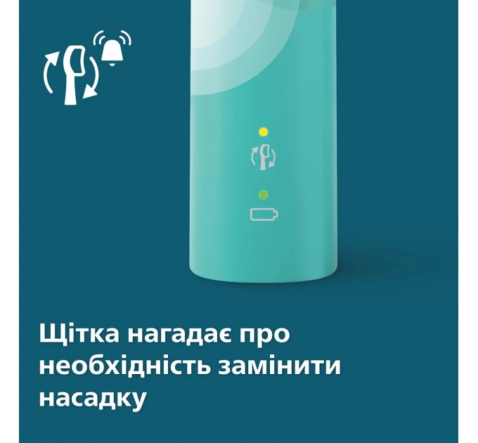 Щетка зубная электр. Philips Sonicare 4100 Series, 31т. колеб/мин, насадок-1, зеленый