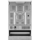 Плита Electrolux электрическая стеклокерамическая, 57л, 50x60см, дисплей, конвекция, противень для барбекю, белый