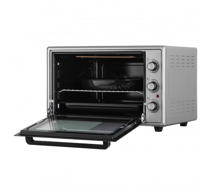 Піч електрична ARDESTO, 60л, 2000Вт, механіч., конвекція, подвійне скло, сірий