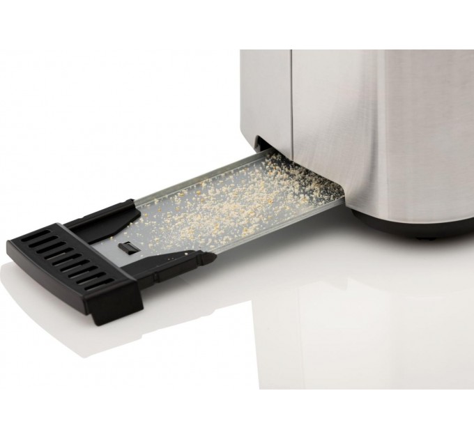 Тостер Gorenje 800Вт, підігрів, розморожування, пластик, сріблястий