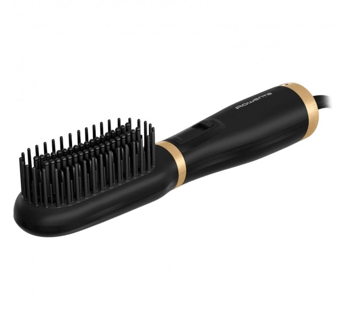 Щетка-выпрямитель Rowenta Powerstraight , темп.режимов-2, 160-200С, ионизация, керамика, черный