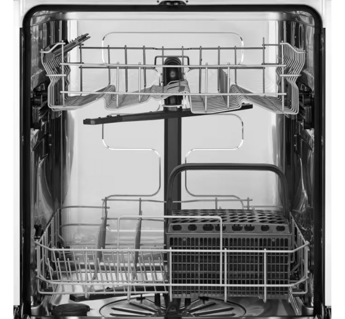 Посудомийна машина Electrolux вбудована, 13компл., E, 60см, інвертор, чорний