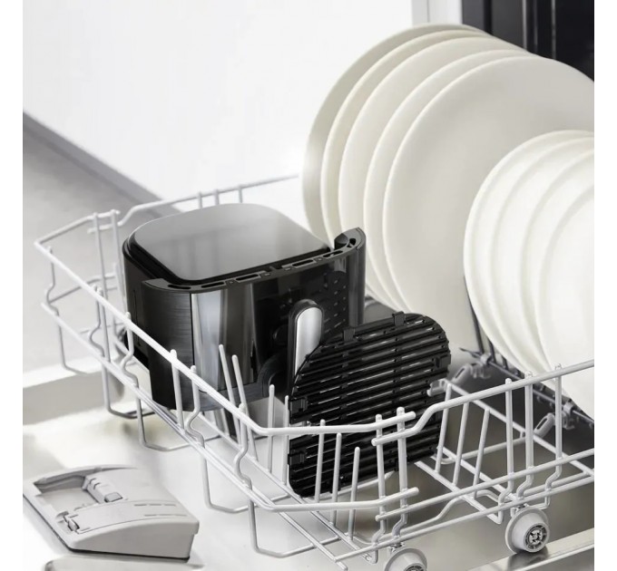 Мультипіч Tefal Easy Fry&Grill Vision Window, 1550Вт, чаша-4.2л, сенсорне керув., 10 програм, з віконцем, пластик, чорний