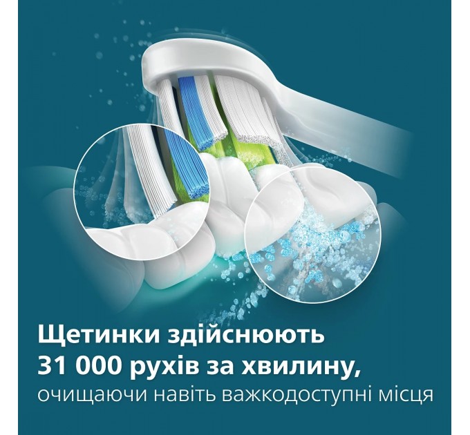 Щетка зубная электр. Philips Sonicare 4100 Series, 31т. колеб/мин, насадок-1, зеленый