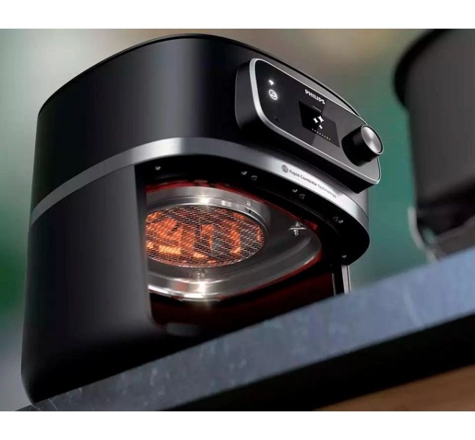 Мультипечь Philips Combi XXL Connected, 2200Вт, чаша-8.3л, сенсорное управл., пластик, черный