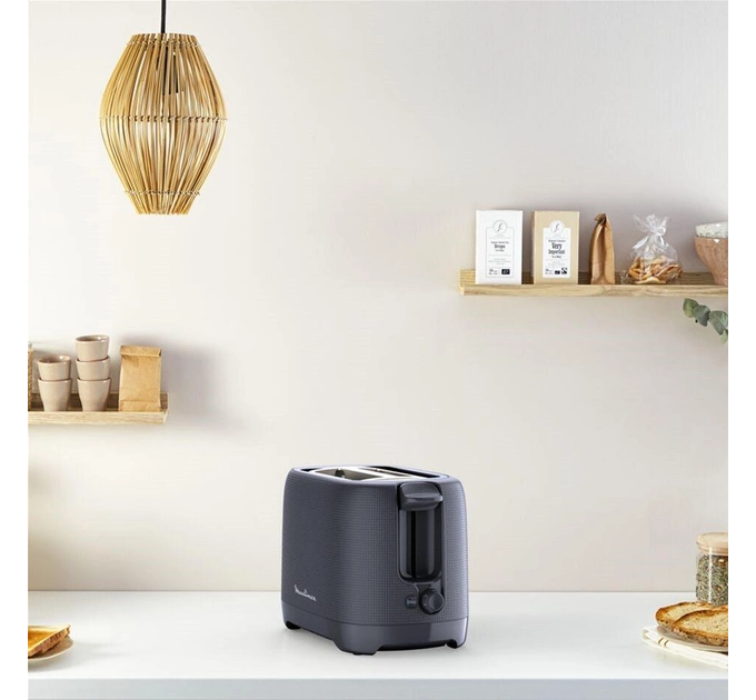 Тостер Moulinex Morning 850Вт, розморожування, пластик, темно-синій