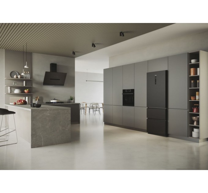 Холодильник Haier многодверный, 190.5x70х64.8, холод.отд.-354л, мороз.отд.-174л, 3дв., А+, NF, инв., дисплей, зона нулевая, черный