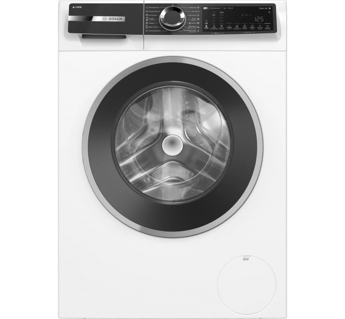 Стиральная машина Bosch фронтальная, 11кг, 1400, A, 59см, дисплей, i-DOS, белый