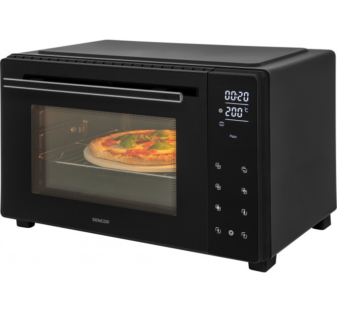 Печь электрическая Sencor SEO, 35л, 1700Вт, сенс., гриль, черная