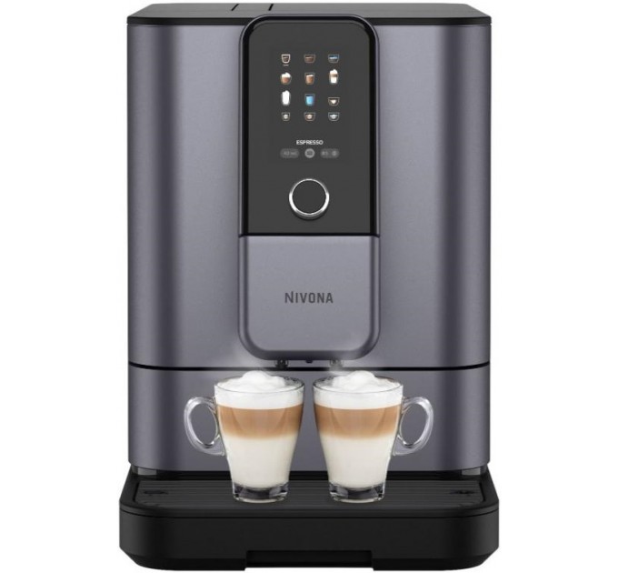 Кофемашина Nivona CafeRomatica, 1.8л, зерно+мол., автомат.капуч, дисплей, авторецептов -9, пригот, холодного кофе, жемчужно-голубой