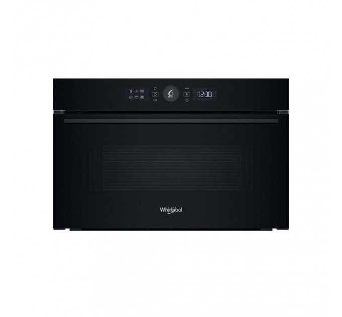 Мікрохвильова піч Whirlpool вбудована, 31л, електронне упр., 1000Вт, гриль, дисплей, чорний