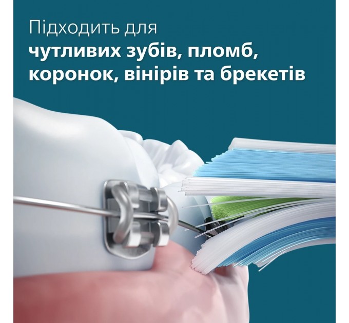 Щетка зубная электр. Philips Sonicare 4100 Series, 31т. колеб/мин, насадок-1, зеленый