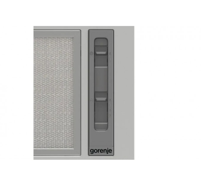 Вытяжка Gorenje встраиваемая, 54см, 370м.куб/ч, серый