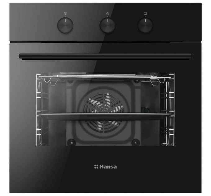 Духова шафа Hansa електрична, 65л, A, конвекція, чорний