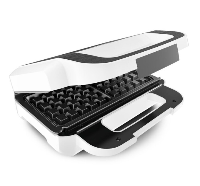 Мультимейкер Tefal Snack XL 850Вт, тефлон, 3 пластины, корпус-пластик, бело-черный