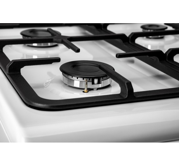 Плита ARDESTO комби, 52л, 50x60см, чугун, подсветка, форсунки LPG (подключение газового баллона), белый