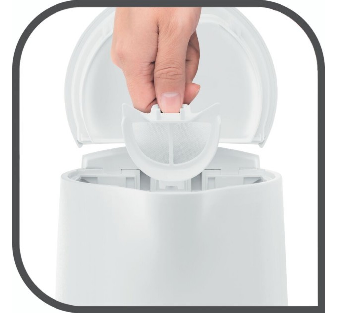 Електрочайник Tefal Element 1.7л, пластик, білий