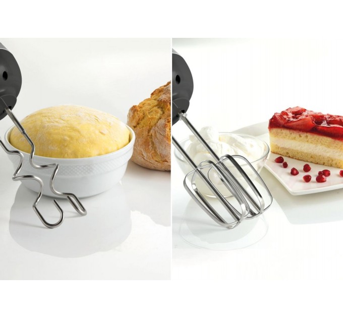 Миксер Gorenje ручной 500Вт, насадки-4, турборежим, белый-нерж