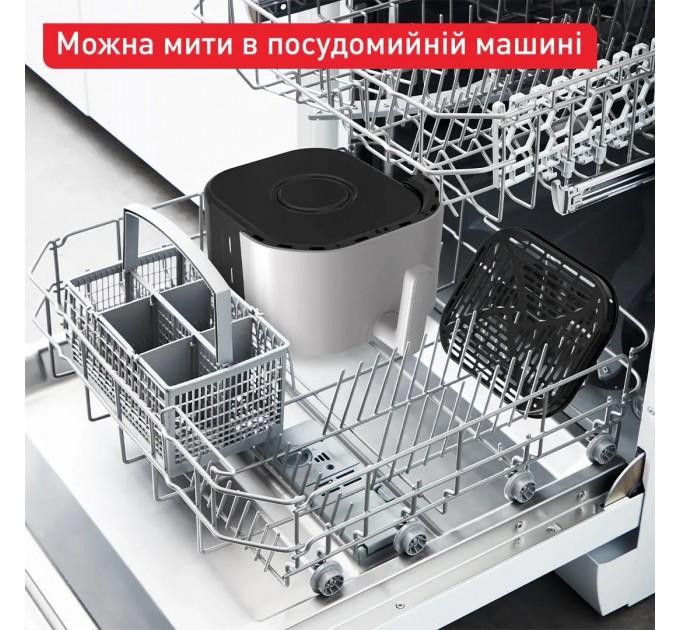 Мультипечь Tefal Easy Fry Infrared, 1850Вт, чаша-7л, сенсорное управл., 8 программ, пластик, светло-серый
