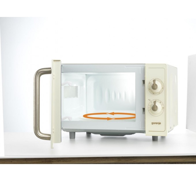 Микроволновая печь Gorenje, 20л, мех. управл., 700Вт, бежевый