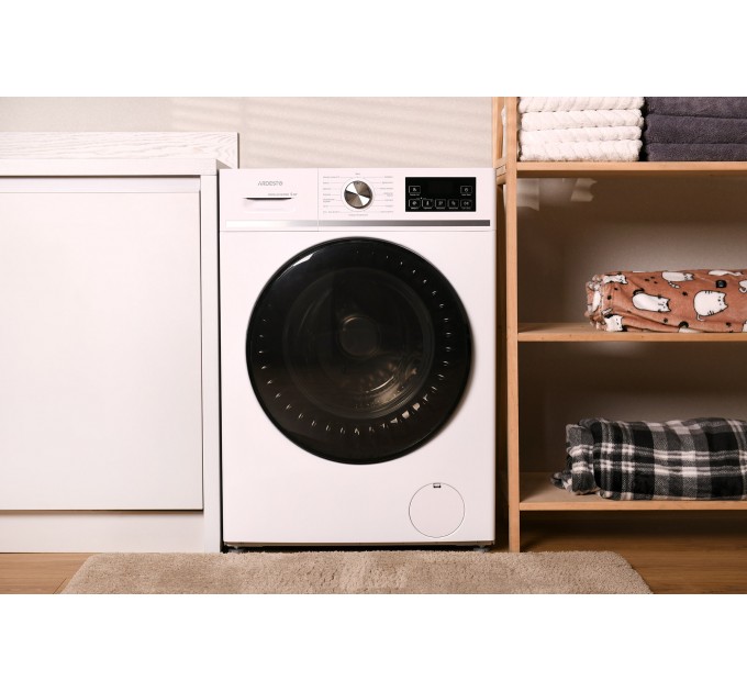 Пральна машина ARDESTO фронтальна Black Mars, 6кг, 1200, А++, 45см, дисплей, пара, білий