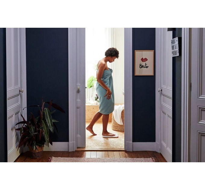 Ваги Tefal підлогові Goodvibes Sport, 180кг, Bluetooth, 4xAAA в комплекті, скло, білий