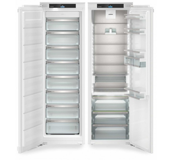 Холодильник Liebherr вбудований SBS, 177x111.8х54.6, холод.відд.-291л, мороз.відд.-209л, 2дв., F, NF, диспл внутр., білий