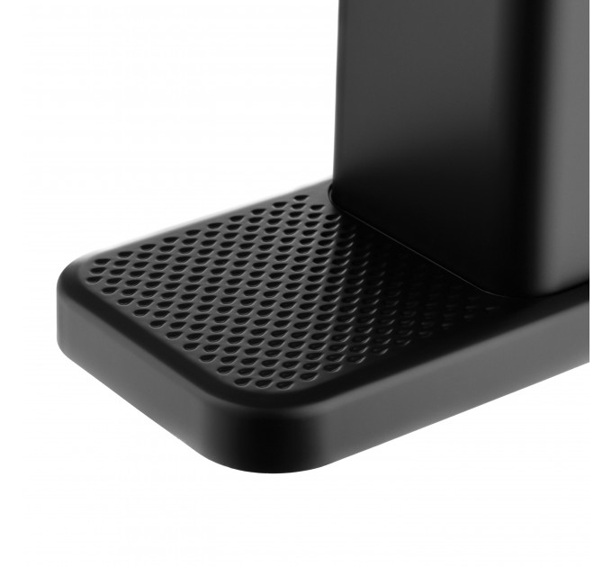 Сифон для газування води ARDESTO, підключення балону- різьба, пляшка 1л, кнопка, чорний