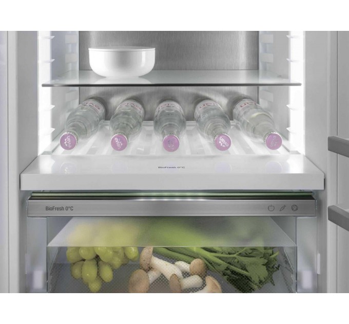 Холодильник Liebherr вбудований SBS, 177x111.8х54.6, холод.відд.-291л, мороз.відд.-209л, 2дв., F, NF, диспл внутр., білий