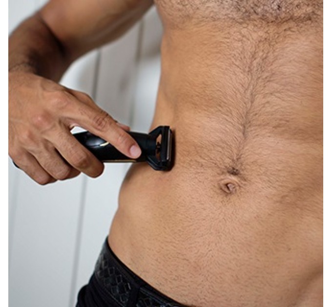 Машинка для стриження Babyliss, мережа+акум., вібраційний мотор, насадок-1, сталь, чорно-коричневий