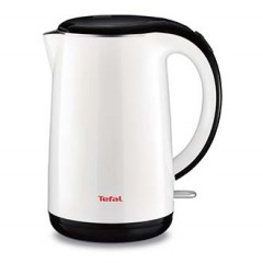 Електрочайник Tefal Safe to touch 1.7л, Strix, пластик, білий глянець