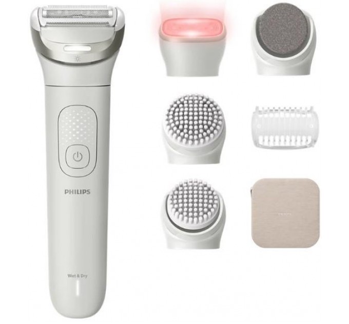 Эпилятор Philips Series 9900 дисковый, аккумул., пинцет.-32, влаж.+сух., чехол , насадок-6, белый