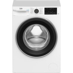 Стиральная машина Beko фронтальная, 9кг, 1400, A+++, 55см, дисплей, SMART, инв., пар, белый
