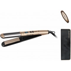 Випрямляч Rowenta Glam & Shine 2в1, темп.режимів-8, 140-210С, дисплей, кераміка, золотий