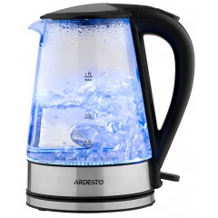 Электрочайник ARDESTO 1.7л, Strix, стекло, чёрный