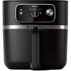 Мультипечь Philips Combi XXL Connected, 2200Вт, чаша-8.3л, сенсорное управл., пластик, черный