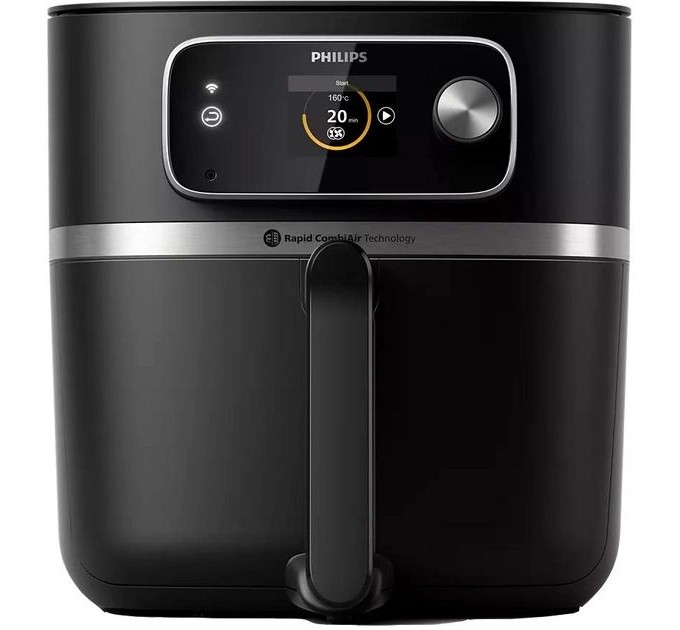 Мультипечь Philips Combi XXL Connected, 2200Вт, чаша-8.3л, сенсорное управл., пластик, черный