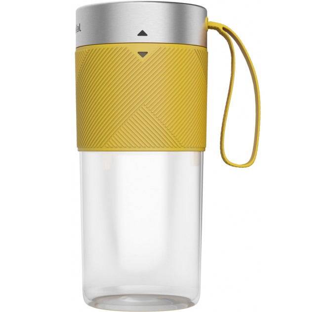 Блендер Tefal Lightmix портативный для смузи, чаша-300мл, USB, желтый