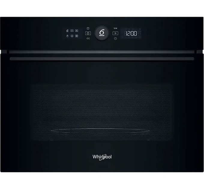 Духова шафа Whirlpool електрична компактна, 40л, дисплей, конвекція, ф-ція мікрохвиль, чорний