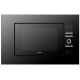 Микроволновая печь Hansa встраиваемая, 20л, электр. управл., 700Вт, гриль, дисплей, сенсор., черный+нерж
