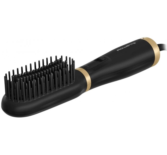 Щетка-выпрямитель Rowenta Powerstraight , темп.режимов-2, 160-200С, ионизация, керамика, черный