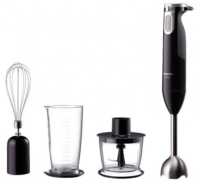 Блендер погружной Panasonic 600Вт, чаша-1000мл, черный