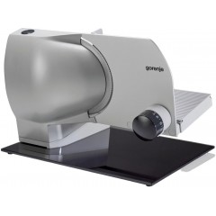 Скиборізка Gorenje, 100Вт, лезо-нержавіюча сталь, діаметр ножа-170мм, корпус-метал, сірий